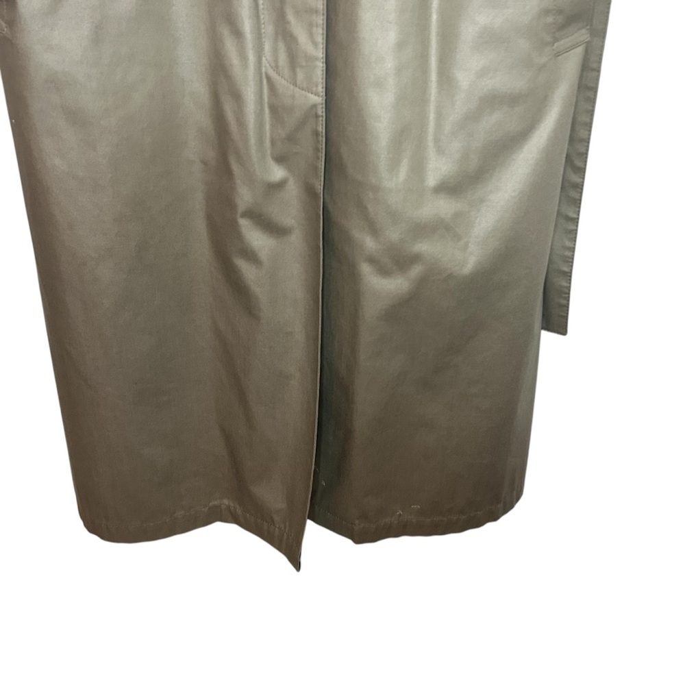 London Fog Vintage Tan Trench Coat w/ Zip Liner – Size 10 Petite - Picture 8 of 16